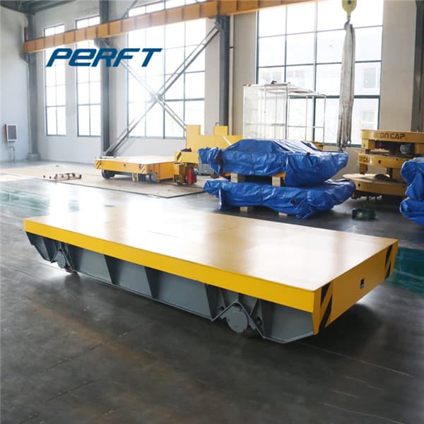 electric flat cart with flat steel deck 90t